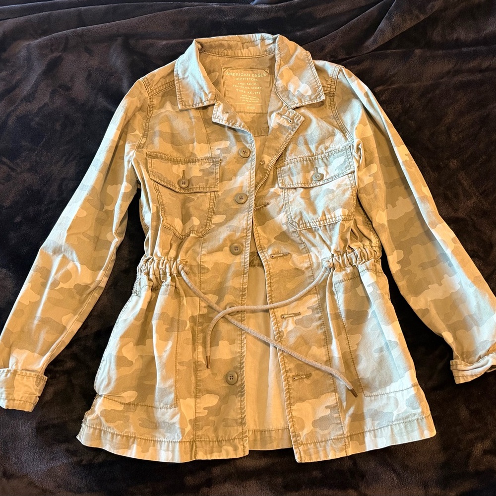 American Eagle Outfitters Camouflage Jacket